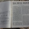 Das Neue Reich. Wochenschrift für Kultur, Politik und Volkswirtschaft. 1918-1932. – Bild 4