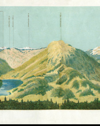 Panorama von der Bürgeralpe bei Mariazell um 1910 – Bild 2