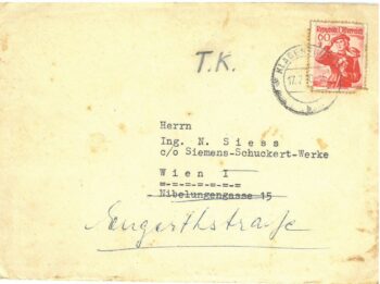 Porsche, Ferdinand - Autograph - „Oggauer … ein köstlicher Tropfen.“ – Bild 3